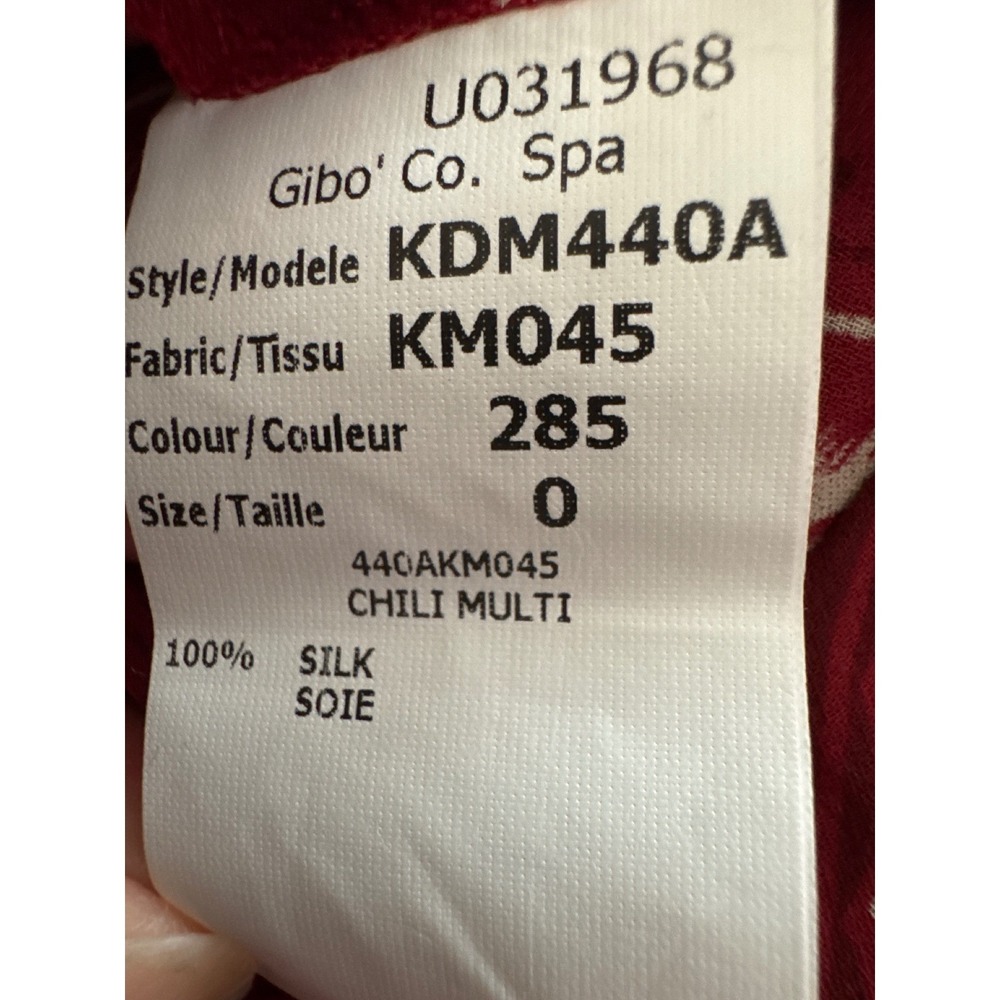Michael Kors Collection Spring 2006 Silk Tiered Ruffle Maxi Dress Red Print NWT - Picture 13 of 13